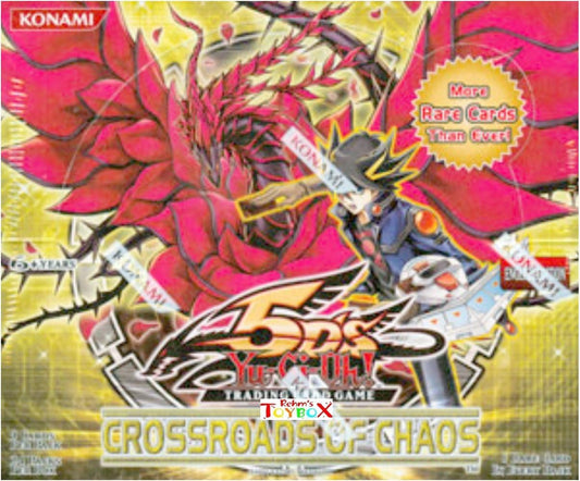 YuGiOh 5D's Crossroads of Chaos ENGLISH Booster Box Trading Card Game (24 Packs)
