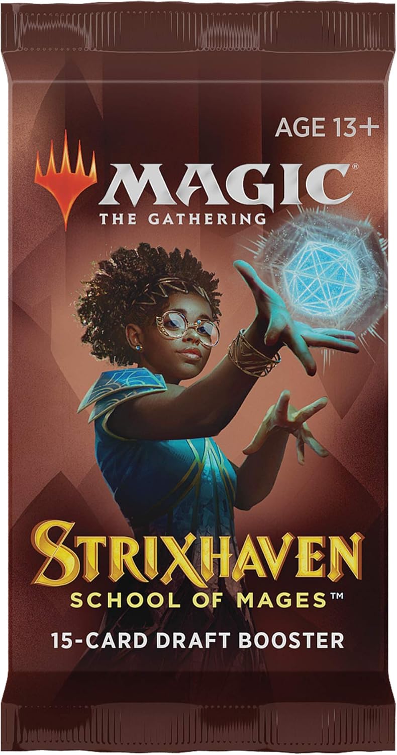 Magic The Gathering Strixhaven Draft Booster Box | 36 Packs (540 Magic Cards), Brown