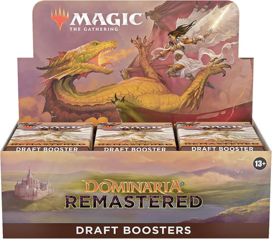 Magic The Gathering Dominaria Remastered Draft Booster Box | 36 Packs (540 Magic Cards)