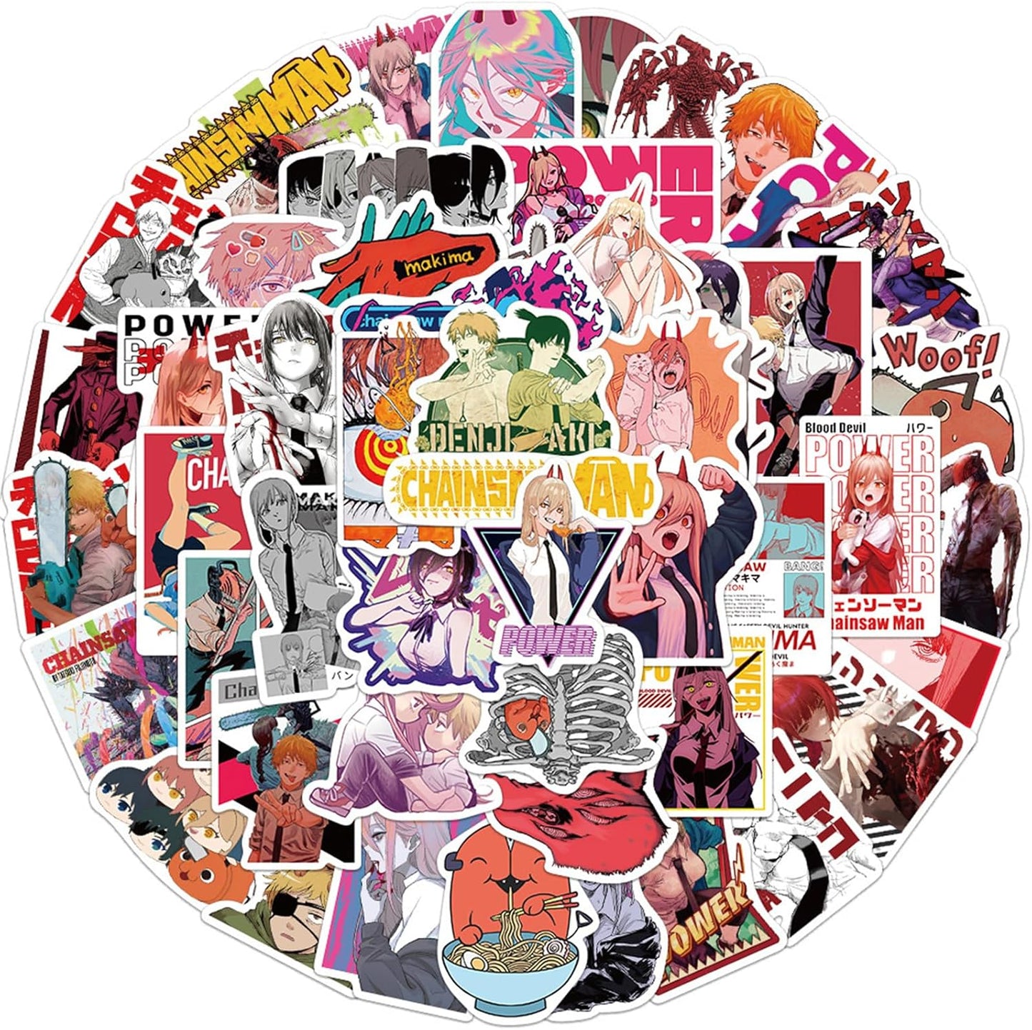 50pcs Anime Manga Dragon and Ball Stickers for Kids, Cool Waterproof Vinyl Decal for Teen Adult Boy Laptop, Travel Case, Phone, Bike, Water Bottle, Guitar, Computer, Skateboard (ball50)