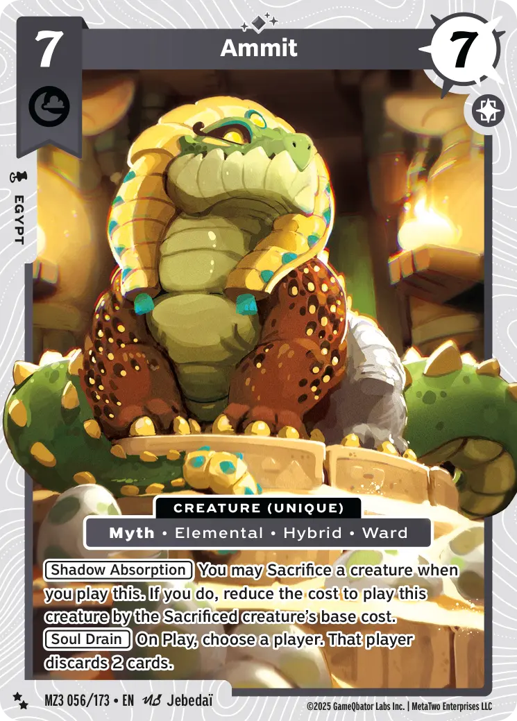 Ammit MZ3_056 Super Rare