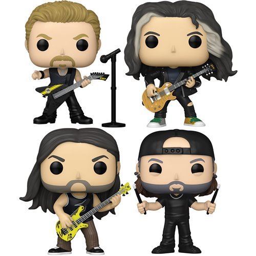 Metallica (72 Seasons) Wave 2 Funko Pop! Rocks - Set of 4 (James #484, Robert #487, Lars #485, and Kirk #486) Collectible Vinyl Figures - Estimated Arrival: Nov. 2025 (PRE-SALE)