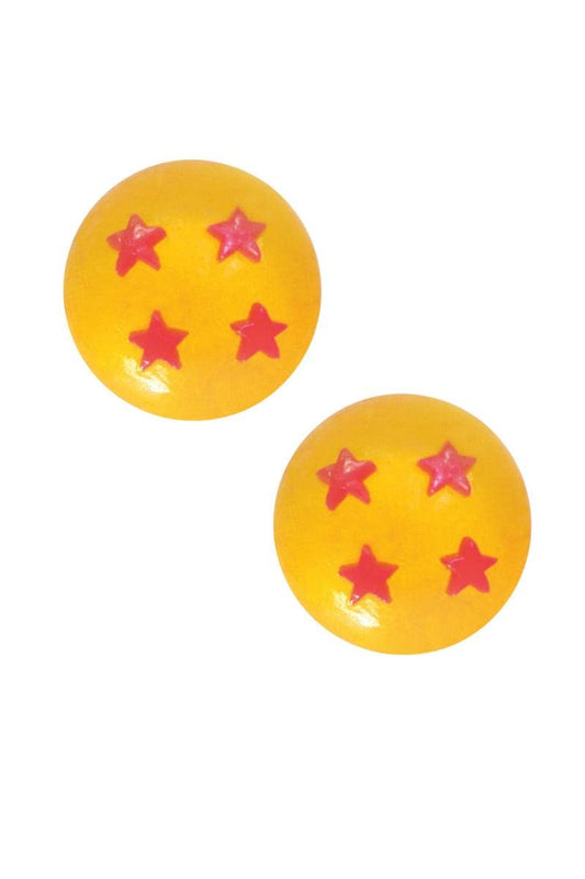 Dragonball DBZ Dragon Ball Gummies Four Ball Design Strawberry Flavored Gummy Candy with 2 Collectible Stickers