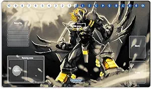 New DTCG Duel Playmat Digimon Ladydevimon Trading Card Game TCG CCG Mat Pad + Free Bag (ZD002-108-SM)