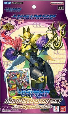Digimon TCG Amethyst Mandala Advanced Starter Deck (ST-22) - 54 Cards