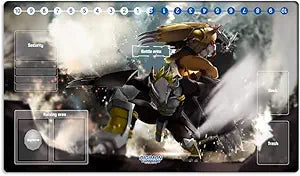New DTCG Duel Playmat Digimon Ladydevimon Trading Card Game TCG CCG Mat Pad + Free Bag (ZD002-108-SM)