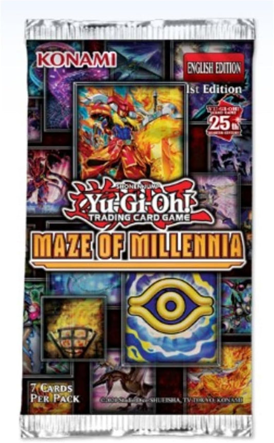YuGiOh Trading Card Game Maze of Millennia Booster Pack [7 Cards]