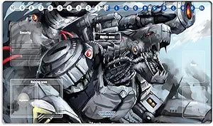 New DTCG Duel Playmat Digimon Diaboromon Trading Card Game TCG CCG Mat Pad + Free Bag (ZD002-528-K)