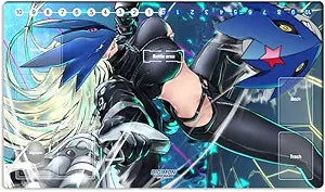 New DTCG Duel Playmat Digimon Ladydevimon Trading Card Game TCG CCG Mat Pad + Free Bag (ZD002-108-SM)