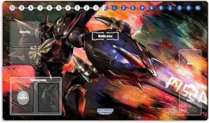 New DTCG Duel Playmat Digimon Diaboromon Trading Card Game TCG CCG Mat Pad + Free Bag (ZD002-300-SM)