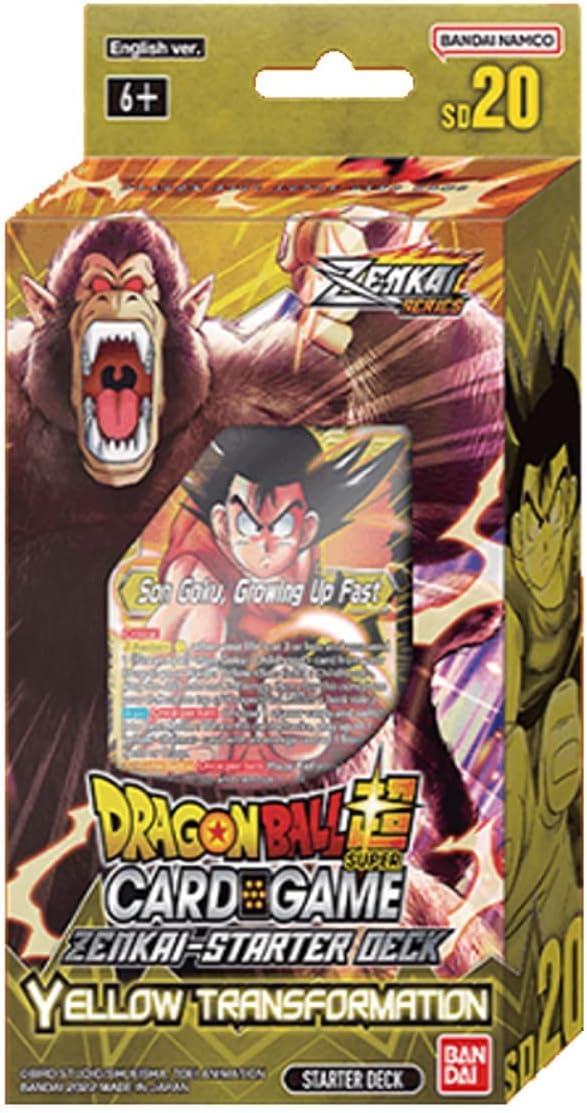 Dragon Ball Super TCG 20 SD20 Yellow Transformation Starter Deck