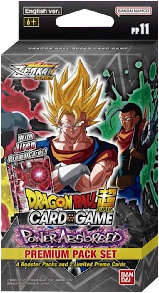 BANDAI NAMCO Entertainment Dragon Ball Super TCG: ZENKAI Series 03 Power Absorbed Premium Pack Set [PP11]