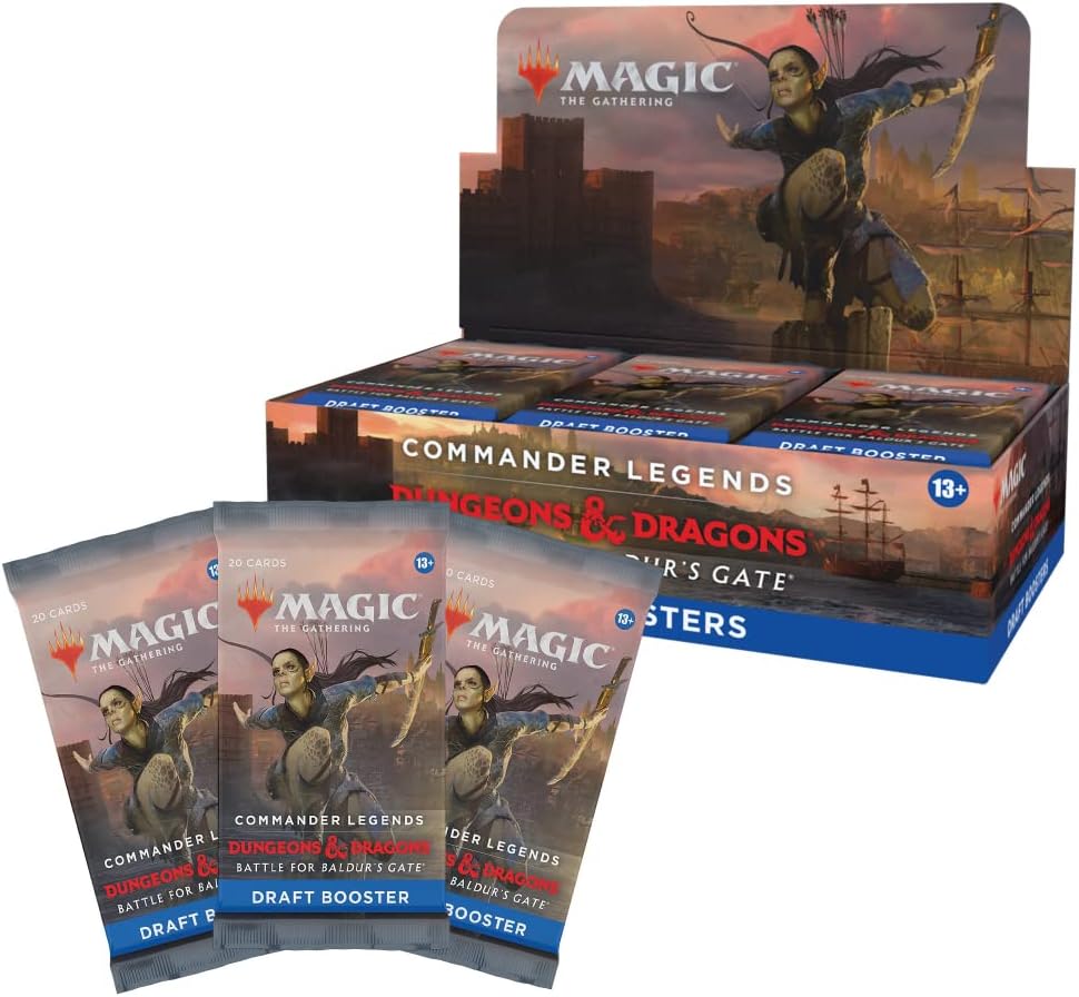 Magic: The Gathering Commander Legends: Battle for Baldur’s Gate Draft Booster Box | 24 Packs (480 Magic Cards)