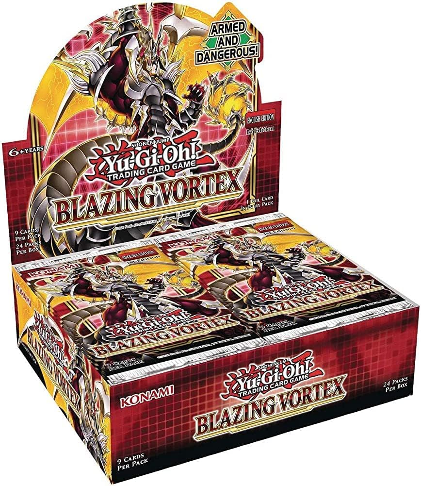 YuGiOh Trading Card Game Blazing Vortex Booster Box [24 Packs]
