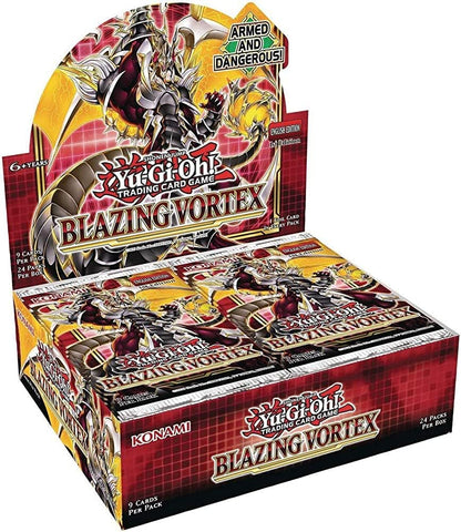 YuGiOh Trading Card Game Blazing Vortex Booster Box [24 Packs]