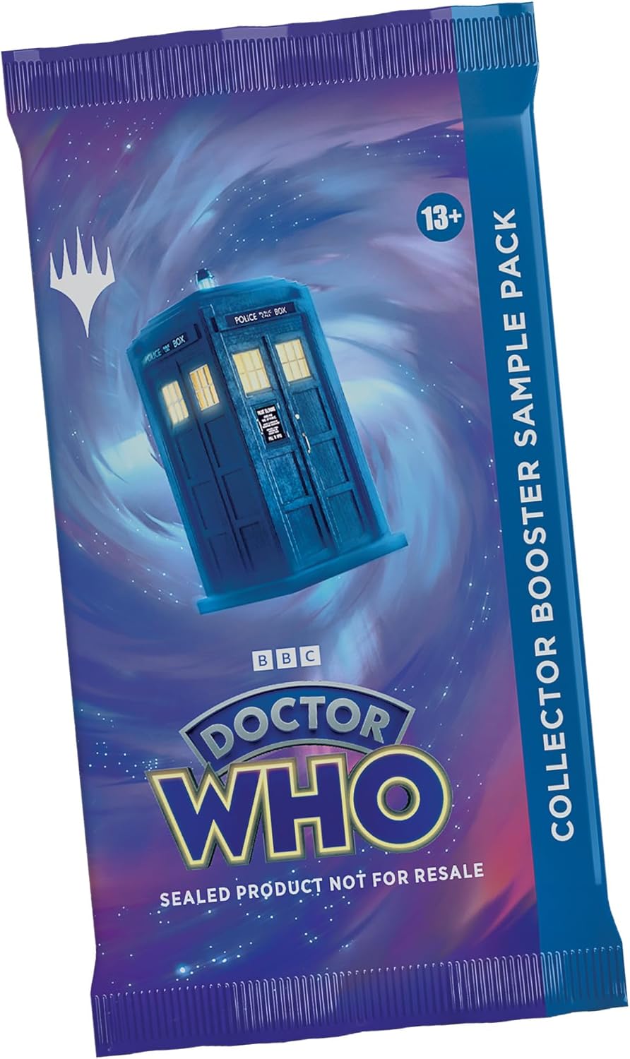 Magic The Gathering Doctor Who Commander Deck – Blast from The Past (100-Card Deck, 2-Card Collector Booster Sample Pack + Accessories)