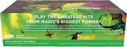 Magic: The Gathering Commander Masters Draft Booster Box - 24 Packs (480 Cards)