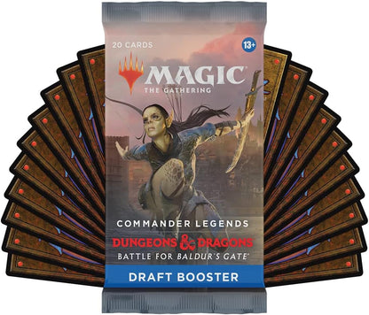 Magic: The Gathering Commander Legends: Battle for Baldur’s Gate Draft Booster Box | 24 Packs (480 Magic Cards)