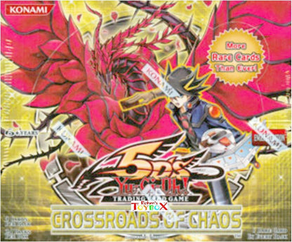 YuGiOh 5D's Crossroads of Chaos ENGLISH Booster Box Trading Card Game (24 Packs)