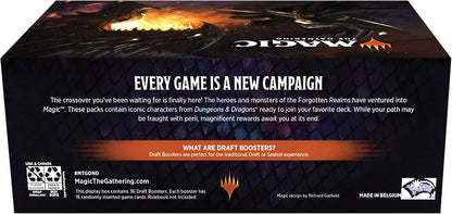 Magic: The Gathering Adventures in the Forgotten Realms Draft Booster Box | 36 Packs (540 Magic Cards)
