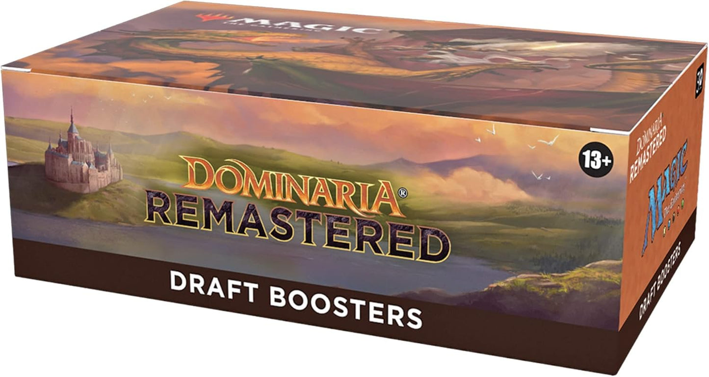 Magic The Gathering Dominaria Remastered Draft Booster Box | 36 Packs (540 Magic Cards)