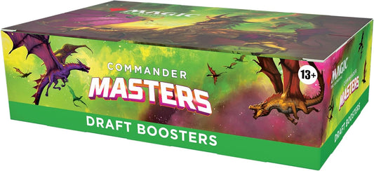 Magic: The Gathering Commander Masters Draft Booster Box - 24 Packs (480 Cards)