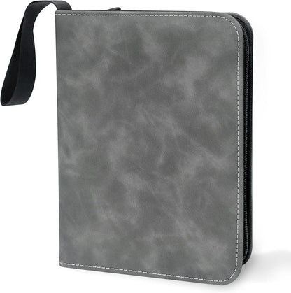 Anime Trading Card Binder for Cards,4 Pocket with 60 Sleeves up to 480 Cards,Waterproof Card Storage Bag with Removable Sleeves for Anime and TCG Cards