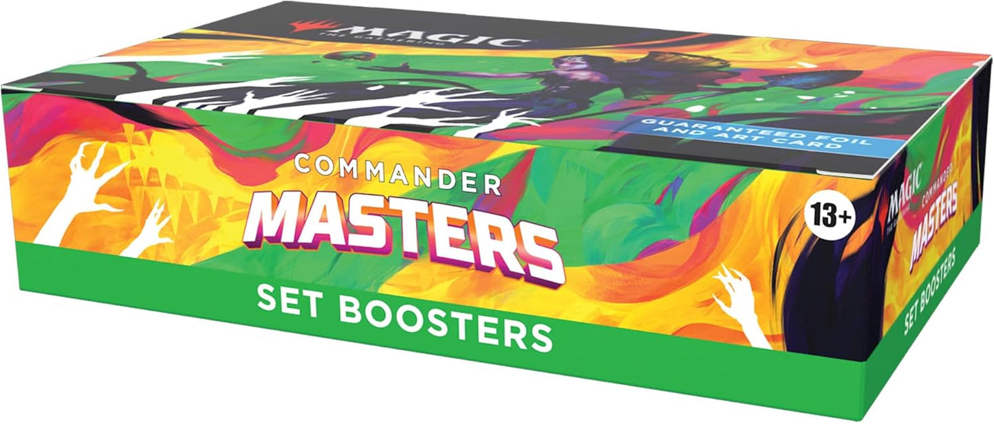 Magic The Gathering Commander Masters Set Booster Box - 24 Packs (360 Magic Cards)