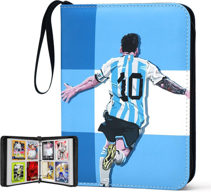 Anime Trading Card Binder for Cards,4 Pocket with 60 Sleeves up to 480 Cards,Waterproof Card Storage Bag with Removable Sleeves for Anime and TCG Cards