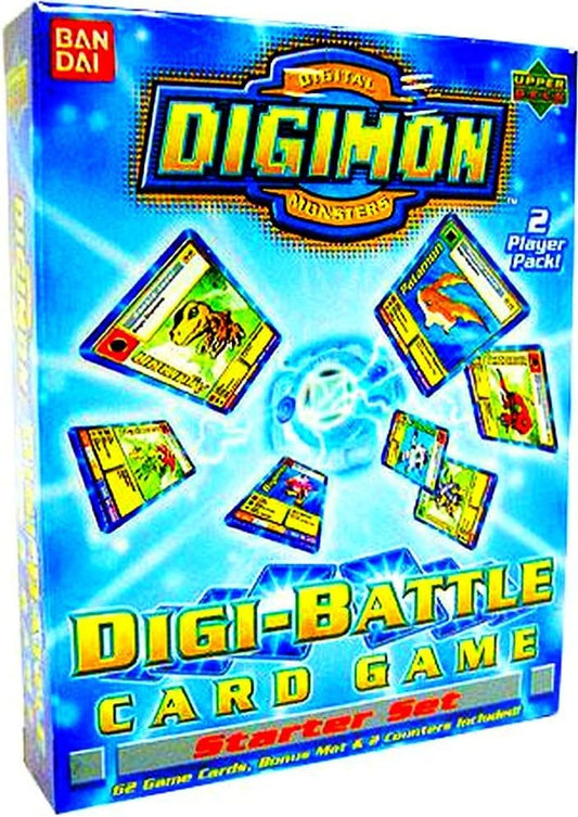 Digimon Digital Monsters Digi-Battle Card Game Starter Set 1st Edition 2 Player Pack.