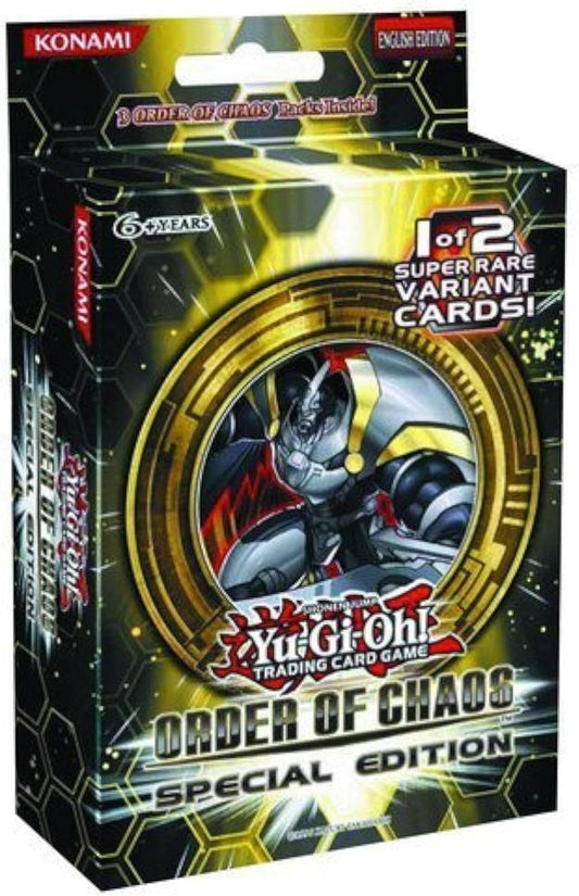 YuGiOh Order of Chaos SE Special Edition Pack 3 Booster Packs 1 Random Promo Card