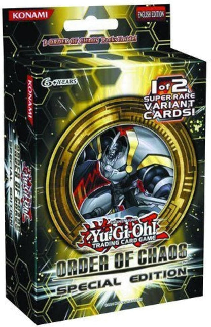 YuGiOh Order of Chaos SE Special Edition Pack 3 Booster Packs 1 Random Promo Card