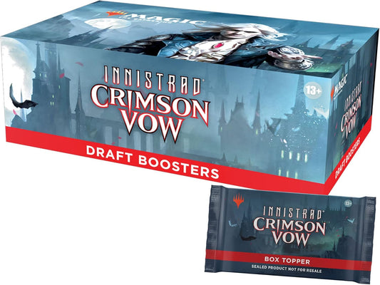 Magic: The Gathering Innistrad: Crimson Vow Draft Booster Box | 36 Packs + Dracula Box Topper (541 Magic Cards)