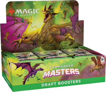 Magic: The Gathering Commander Masters Draft Booster Box - 24 Packs (480 Cards)
