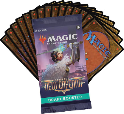 Magic: The Gathering Streets of New Capenna Draft Booster | 15 Magic Cards