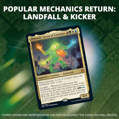 Magic The Gathering Zendikar Rising Draft Booster Box | 36 Booster Packs (540 Cards) + 1 Box Topper | 36 Full Art Lands | Factory Sealed