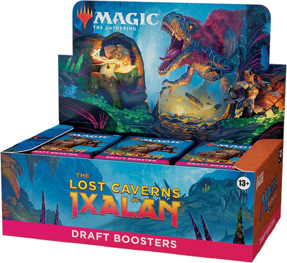 Magic: The Gathering The Lost Caverns of Ixalan Draft Booster Box - 36 Packs + 1 Box Topper Card (541 Magic Cards)