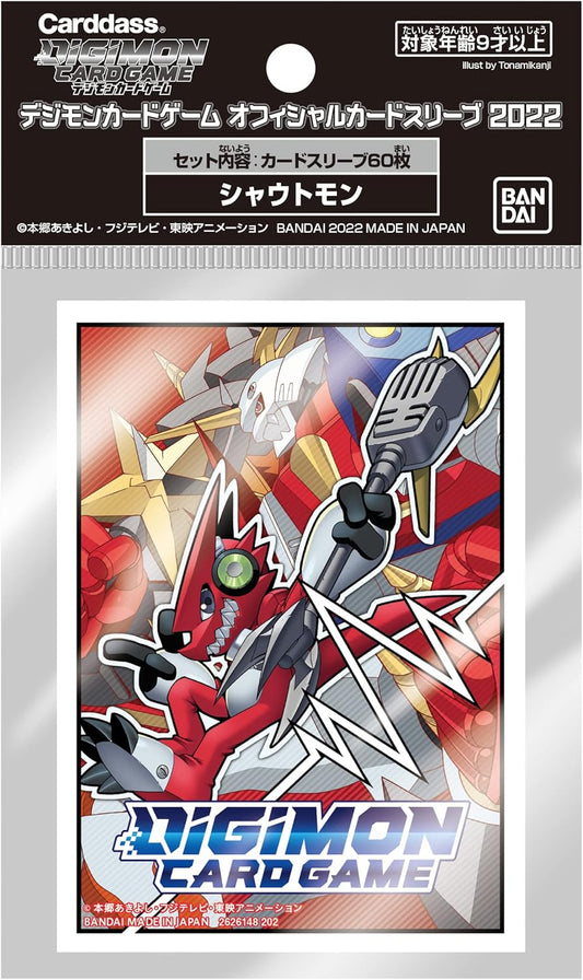 Digimon Card Game Official Card Sleeve 2022 Shoutmon