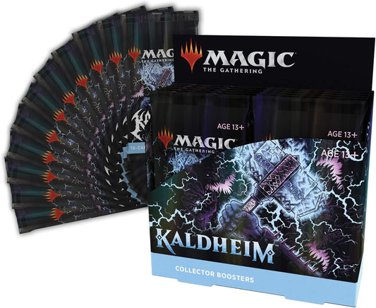 Magic: The Gathering Kaldheim Collector Booster Box | 12 Packs (180 Magic Cards)