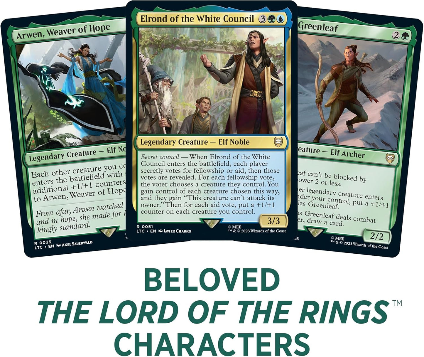 Magic: The Gathering The Lord of The Rings: Tales of Middle-Earth Commander Deck 3 + Collector Booster Sample Pack