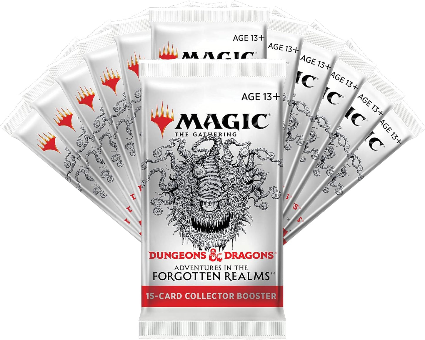 Magic: The Gathering Adventures in the Forgotten Realms Collector Booster Box | 12 Packs (180 Magic Cards)