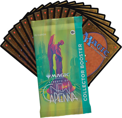 Magic: The Gathering Streets of New Capenna Collector Booster Box | 12 Packs + 1 Box Topper (181 Magic Cards)