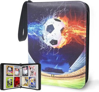 Anime Trading Card Binder for Cards,4 Pocket with 60 Sleeves up to 480 Cards,Waterproof Card Storage Bag with Removable Sleeves for Anime and TCG Cards