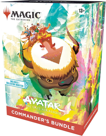 Magic: The Gathering | Avatar: The Last Airbender Commander’s Bundle | Includes 1 Collector Booster, 9 Play Boosters, 5 Borderless Cards, 30 Lands + Exclusive Accessories