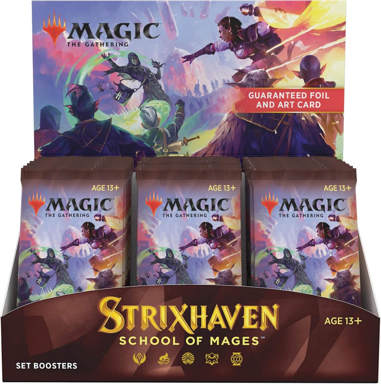 Magic: The Gathering Strixhaven Set Booster Box | 30 Packs (360 Magic Cards)