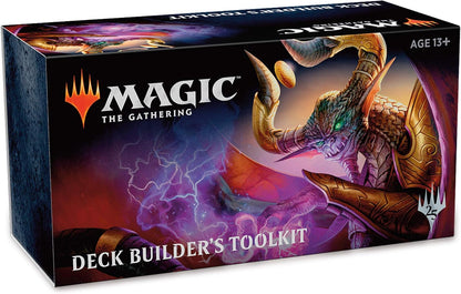 Magic: The Gathering Core Set 2019 (M19) Deck Builders Toolkit | 4 Booster Pack + 125 Cards | Accessories