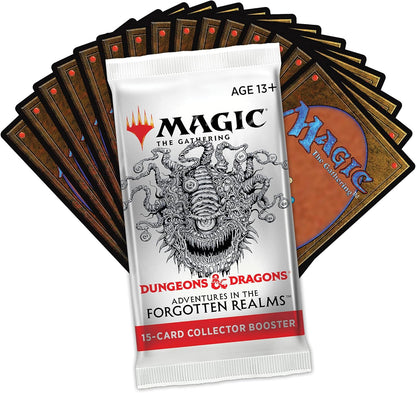 Magic: The Gathering Adventures in The Forgotten Realms Collector Booster | 15 Magic Cards