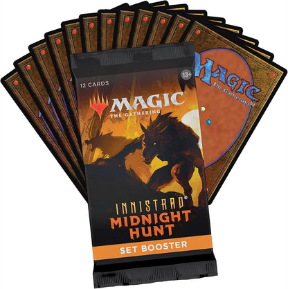 Magic The Gathering Innistrad: Midnight Hunt Set Booster Box | 12 Count (Pack of 30)