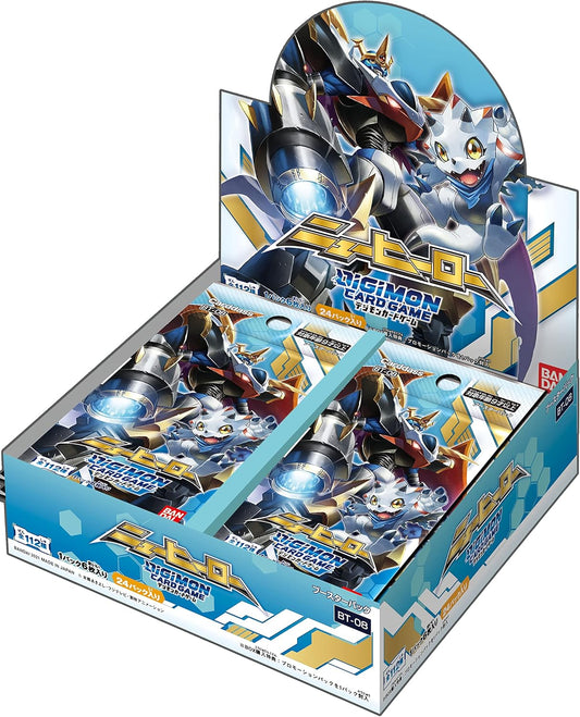 Digimon Card Game New Hero Japanese Booster Box [BT-08]