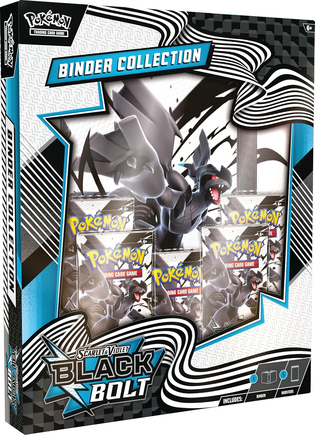 Pokemon TCG Scarlet & Violet 10.5 Black Bolt Binder Box
